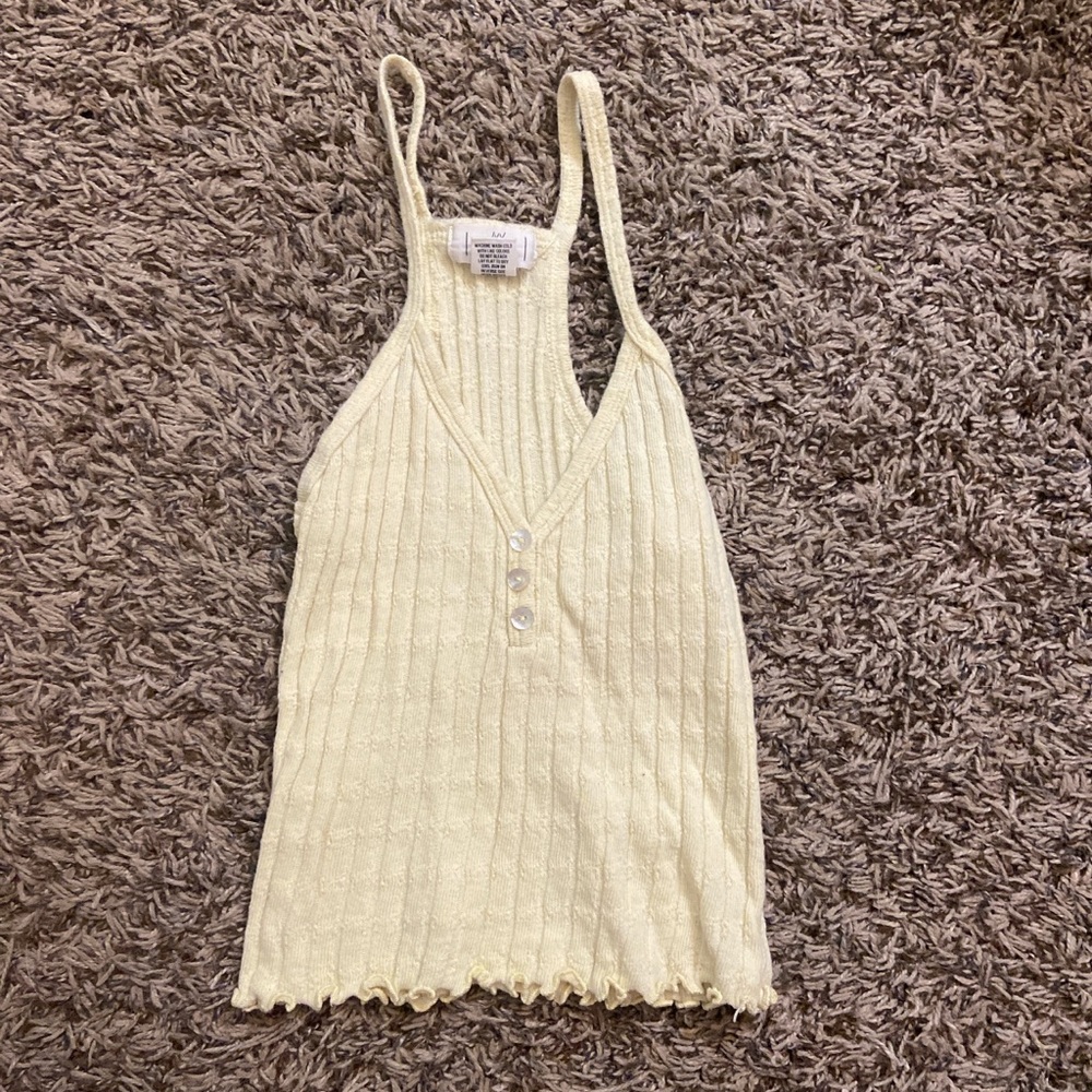 Cute Yellow crop top